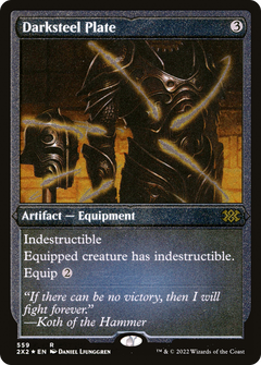 Darksteel Plate - Foil Etched