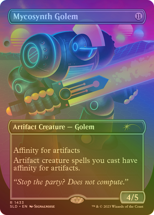 Mycosynth Golem (1433) (Borderless) - Rainbow Foil
