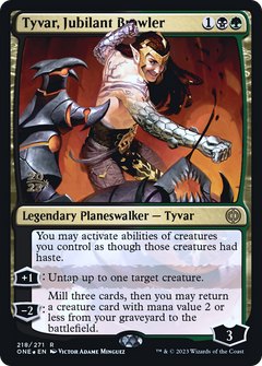 Tyvar, Jubilant Brawler (218) (Prerelease) - Foil