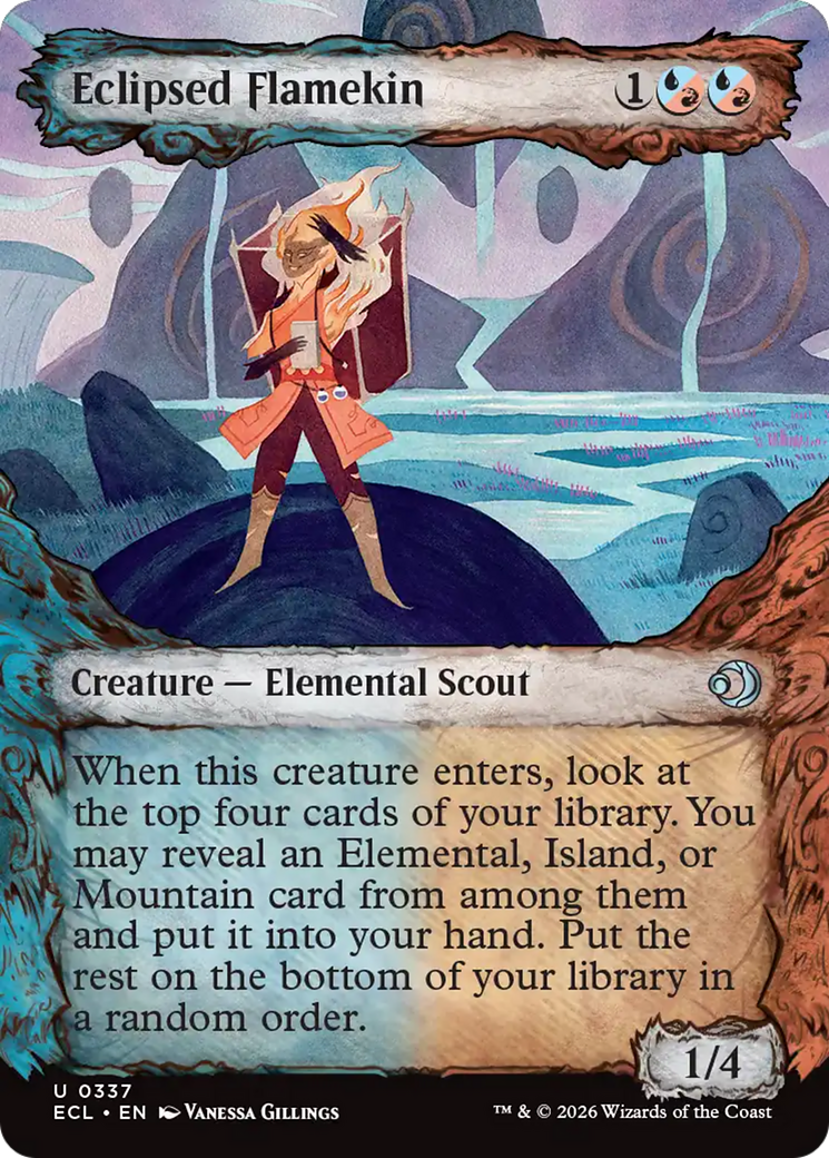 Eclipsed Flamekin (0337) (Fable Frame) (ECL) - Foil