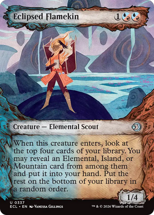 Eclipsed Flamekin (0337) (Fable Frame) (ECL) - Foil
