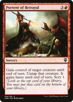 Portent of Betrayal - Foil