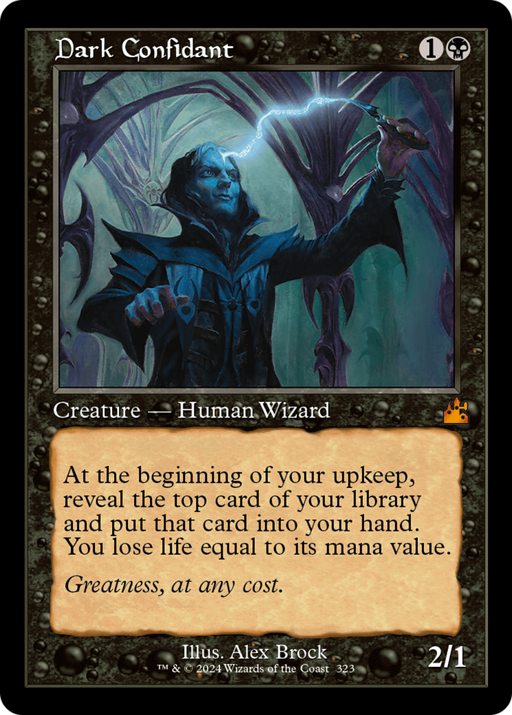Dark Confidant (0323) (Retro Frame) - Foil