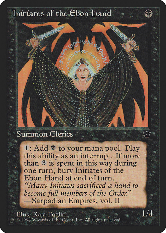 Initiates of the Ebon Hand (Illus. Kaja Foglio)