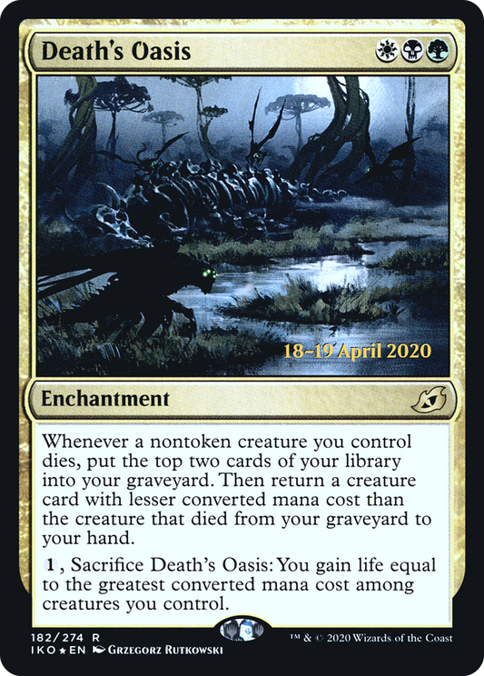 Death's Oasis (182) (Prerelease) - Foil