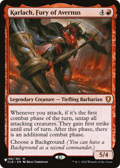Karlach, Fury of Avernus (CLB-186) (PLST)