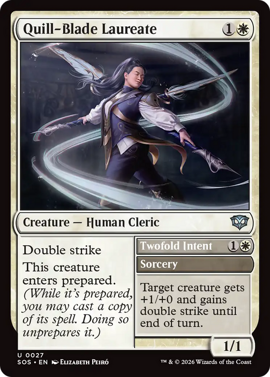 Quill-Blade Laureate // Twofold Intent (SOS)