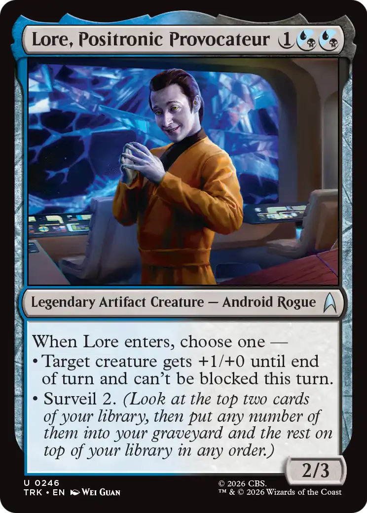Lore, Positronic Provocateur (TRK) - Foil
