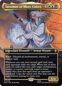 Saruman of Many Colors (0035) (Borderless) (HOC)