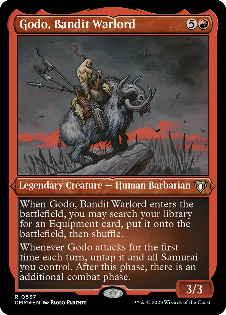 Godo, Bandit Warlord (0537) - Foil Etched