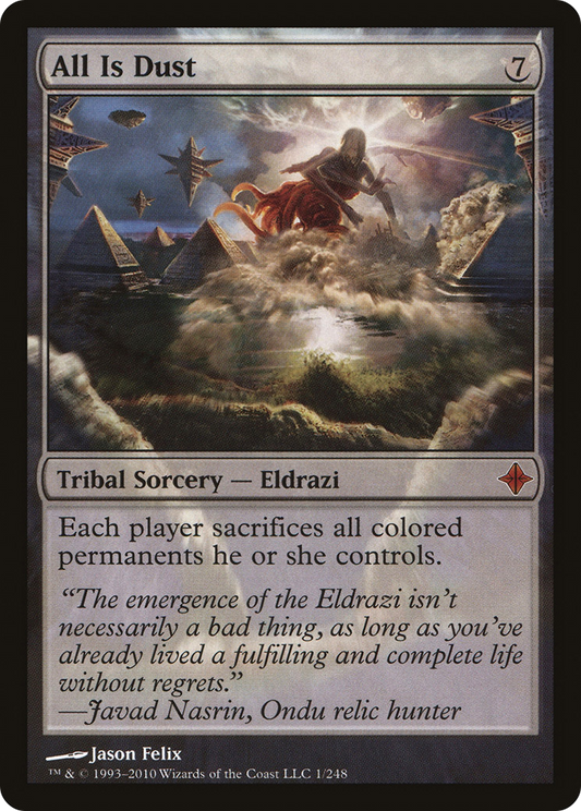 All Is Dust - Foil