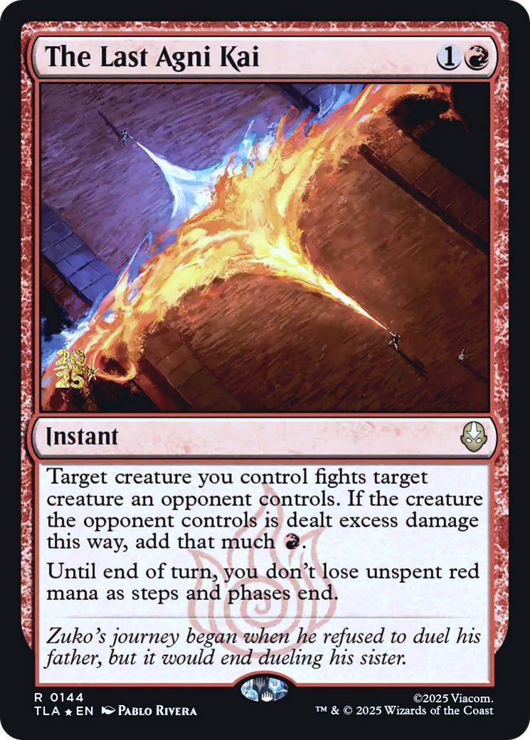 The Last Agni Kai (0144) (Prerelease) (PTLA) - Foil