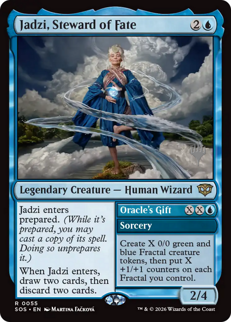 Jadzi, Steward of Fate // Oracle's Gift (0055) (Promo Pack) (PSOS)