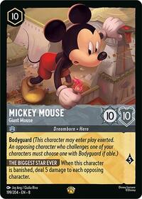 Mickey Mouse, Giant Mouse (0199) - Cold Foil