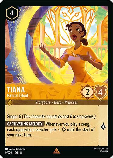 Tiana, Natural Talent (0009) - Cold Foil