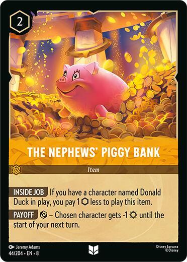 The Nephews' Piggy Bank (0044) - Cold Foil