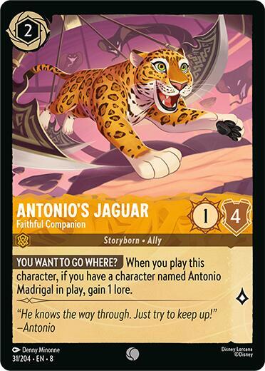 Antonio's Jaguar, Faithful Companion (0031) - Cold Foil