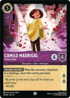 Camilo Madrigal, Center Stage (0075)