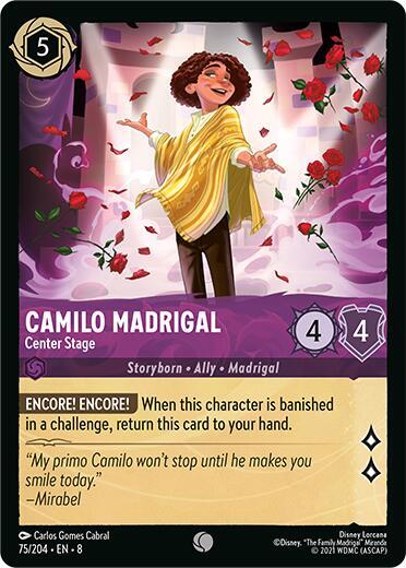 Camilo Madrigal, Center Stage (0075)