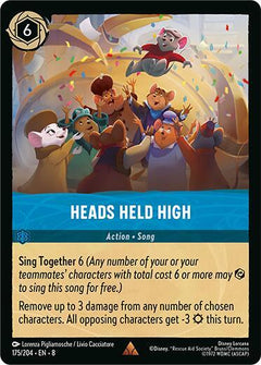 Heads Held High (0175) - Cold Foil
