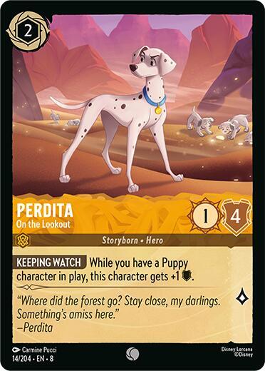 Perdita, On the Lookout (0014) - Cold Foil