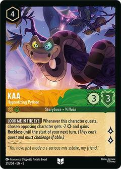Kaa, Hypnotizing Python (0021) - Cold Foil