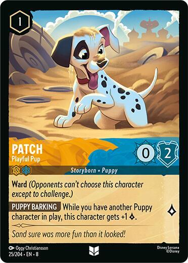 Patch, Playful Pup (0025) - Cold Foil