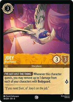 Joey, Blue Pigeon (0036) - Cold Foil