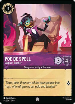 Poe De Spell, Magica's Brother (0058) - Cold Foil