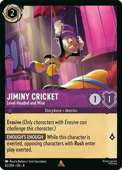 Jiminy Cricket, Level-Headed and Wise (0062) - Cold Foil