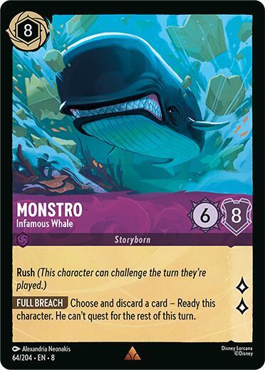 Monstro, Infamous Whale (0064) - Cold Foil