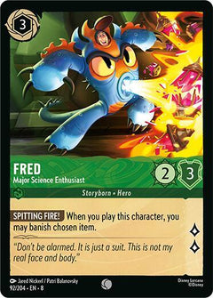 Fred, Major Science Enthusiast (0092) - Cold Foil