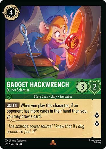 Gadget Hackwrench, Quirky Scientist (0099) - Cold Foil