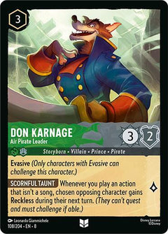 Don Karnage, Air Pirate Leader (0108) - Cold Foil