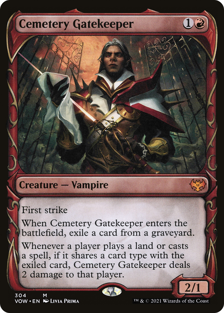 Cemetery Gatekeeper (304) (Showcase) - Foil