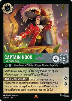 Captain Hook, The Pirate King (0109) - Cold Foil