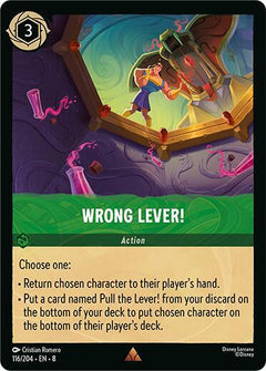 Wrong Lever! (0116) - Cold Foil