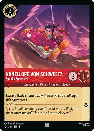 Vanellope Von Schweetz, Spunky Speedster (0124) - Cold Foil