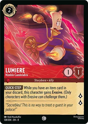 Lumiere, Nimble Candelabra (0128)