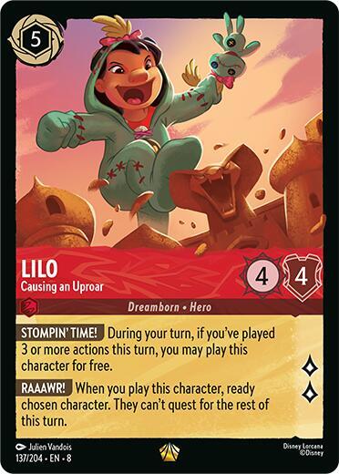 Lilo, Causing an Uproar (0137) - Cold Foil