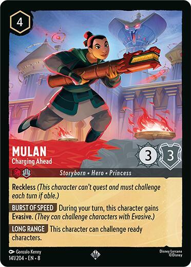 Mulan, Charging Ahead (0141) - Cold Foil