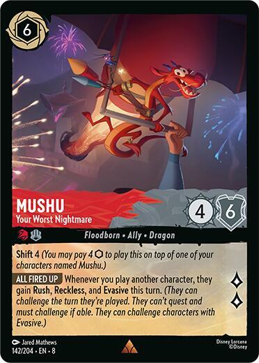 Mushu, Your Worst Nightmare (0142) - Cold Foil