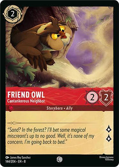 Friend Owl, Cantankerous Neighbor (0144) - Cold Foil