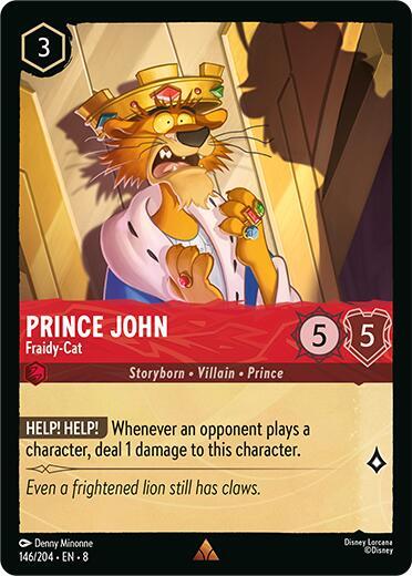 Prince John, Fraidy-Cat (0146) - Cold Foil