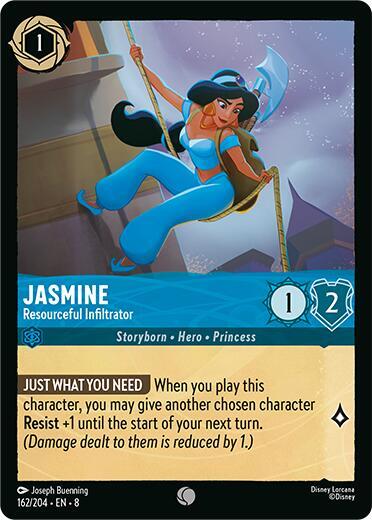 Jasmine, Resourceful Infiltrator (0162) - Cold Foil