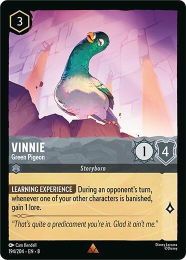 Vinnie, Green Pigeon (0194) - Cold Foil