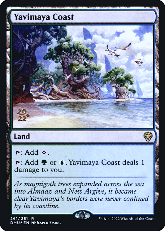 Yavimaya Coast (261) (Prerelease) - Foil