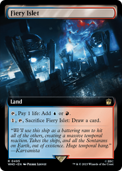 Fiery Islet (0495) (Extended Art) - Foil