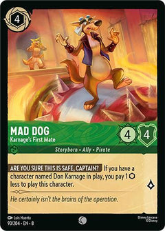 Mad Dog, Karnage's First Mate (0093) - Cold Foil