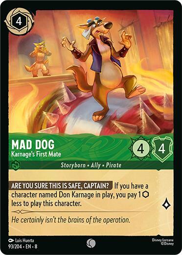 Mad Dog, Karnage's First Mate (0093) - Cold Foil
